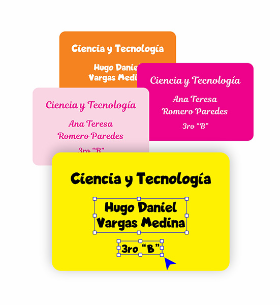etiquetas para cuaderno sin diseño alcole