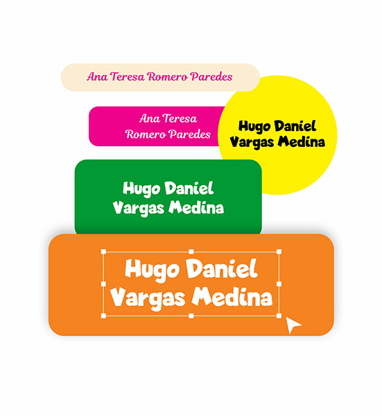 etiquetas para útiles escolares y tapers sin diseño alcole